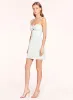 Amanda Uprichard - Bliss Mini Dress - Celadon sold by Jessie Boutique