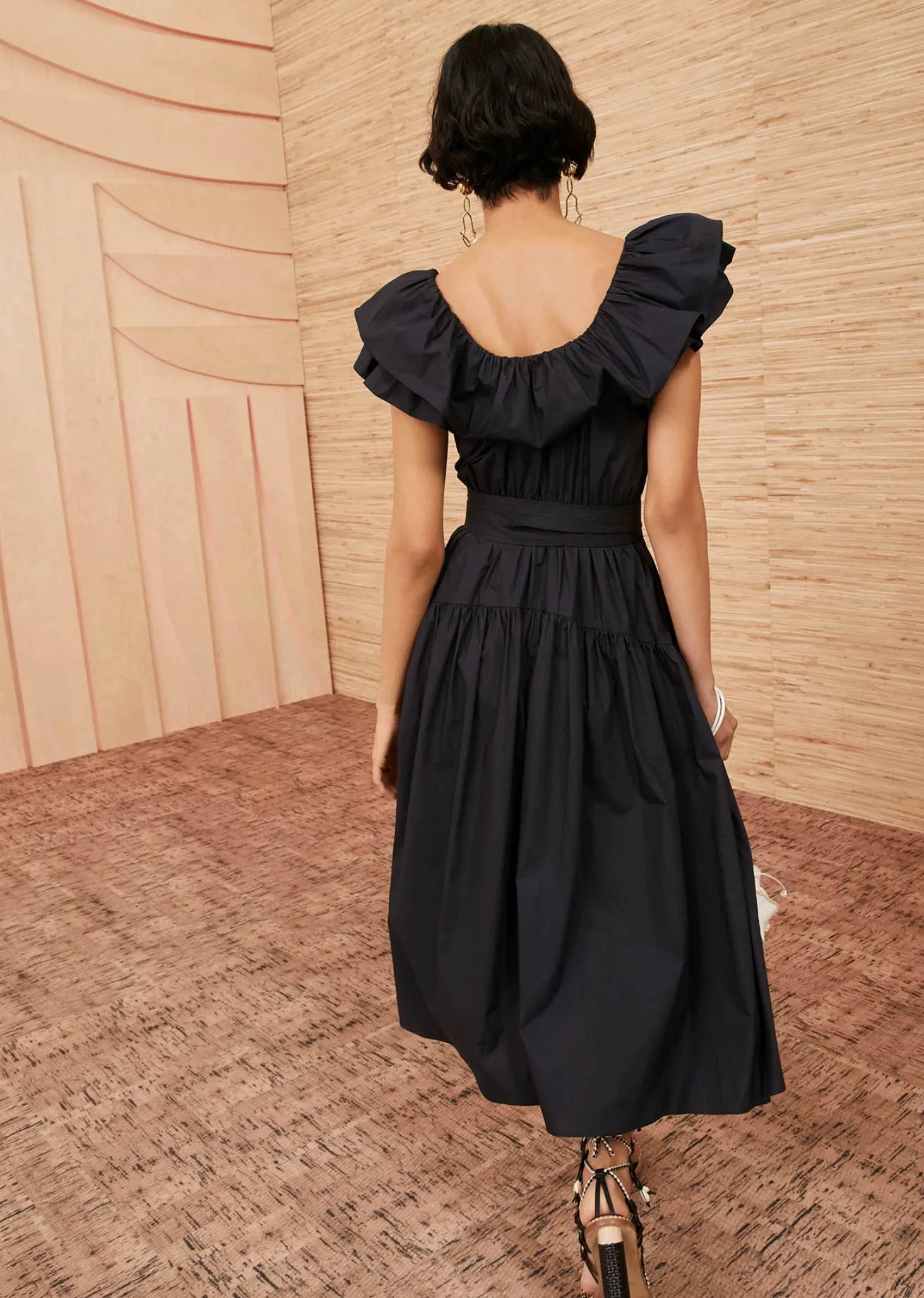 Ulla Johnson - Amira Dress - Noir sold by Jessie Boutique product image thumbnail 2