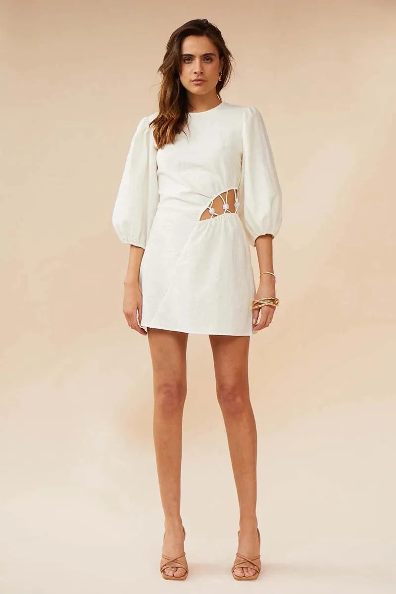 Suboo - Astrid Resin Detail Mini Dress In Multiple Colors sold by Jessie Boutique