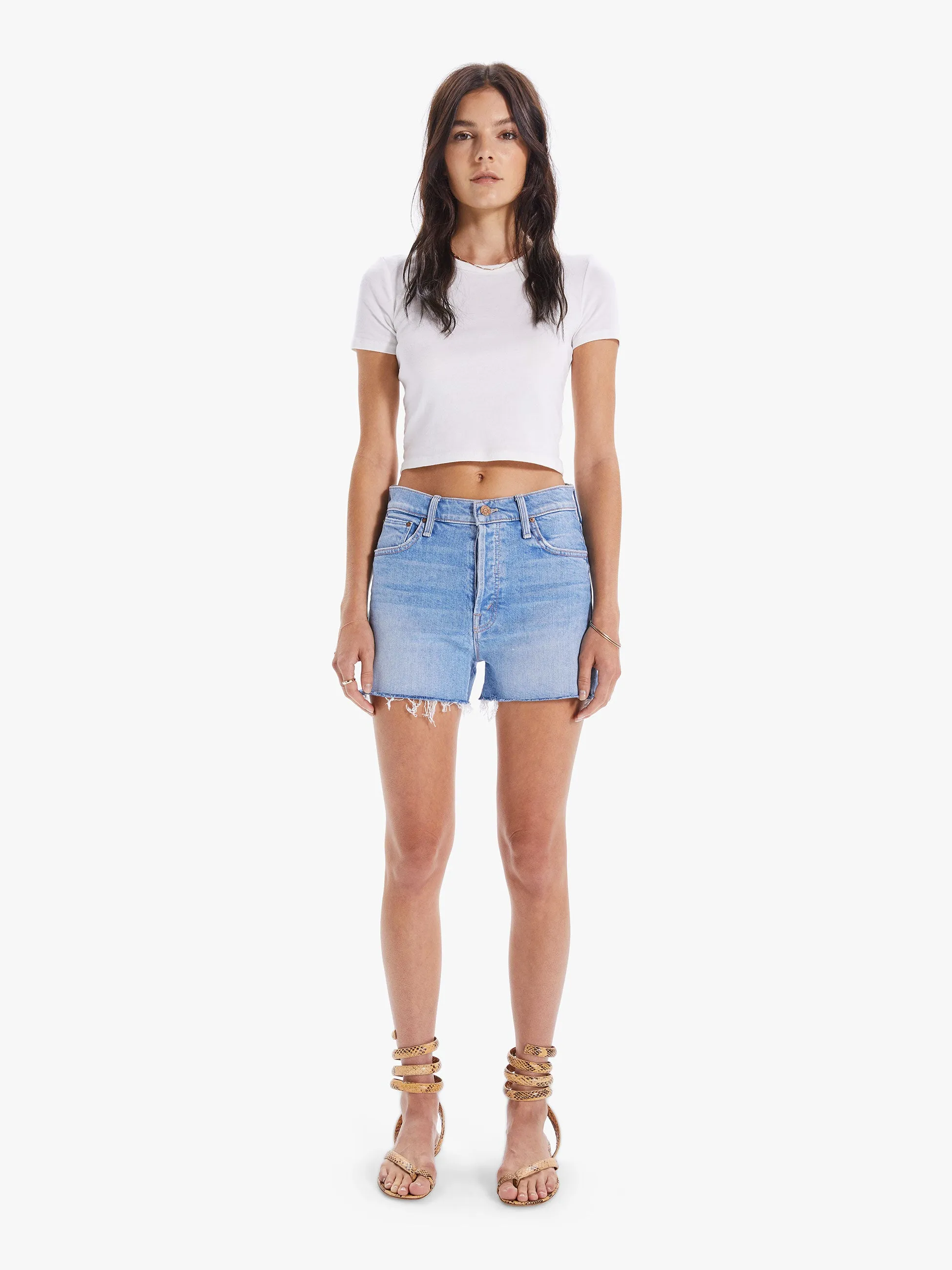 Mother - The Scrapper Cut Off Fray Shorts - Camera Obscura sold by Jessie Boutique