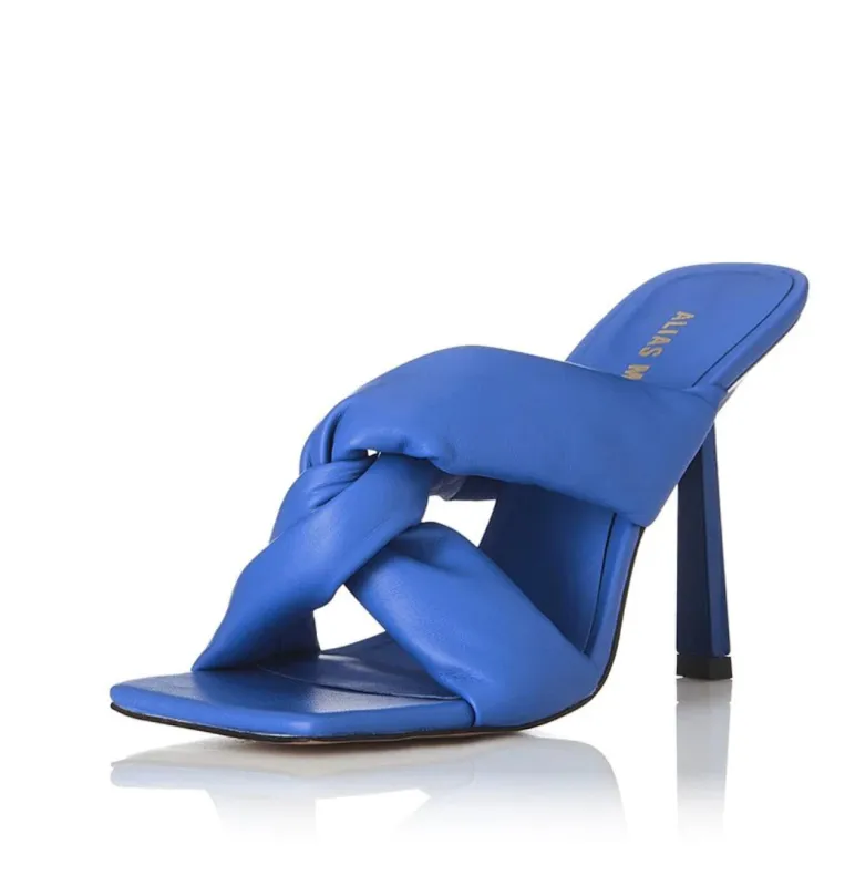 Alias Mae - Asher - Bright Blue Leather sold by Jessie Boutique