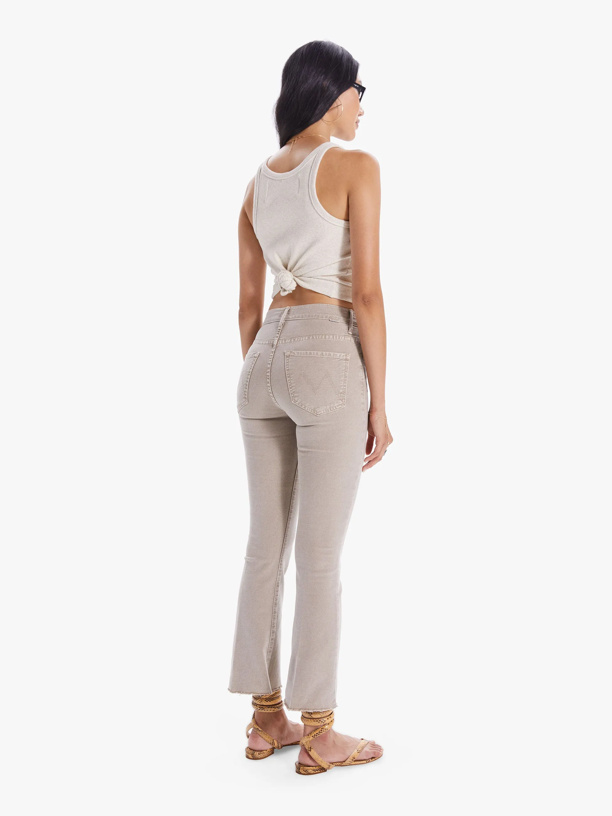 Mother - The insider Ankle - Chalk Oxford Tan sold by Jessie Boutique product image thumbnail 3