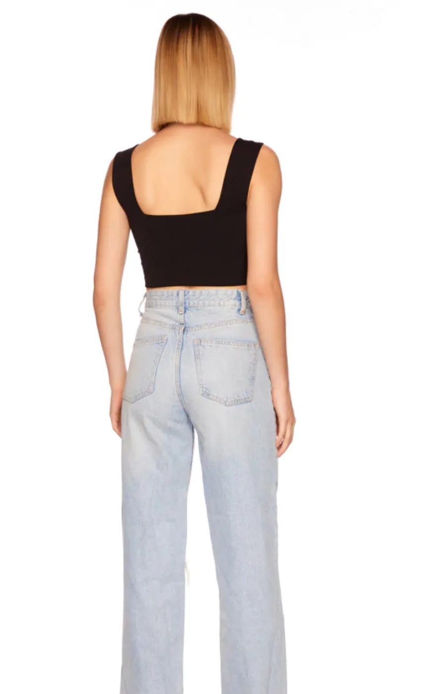 Susana Monaco - Wide Strap Crop Top In Multiple Colors sold by Jessie Boutique product image thumbnail 4