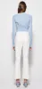 Jonathan Simkhai - Jesslyn Cropped Flare Pants - White sold by Jessie Boutique