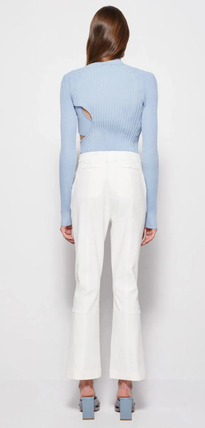 Jonathan Simkhai - Jesslyn Cropped Flare Pants - White sold by Jessie Boutique product image thumbnail 2