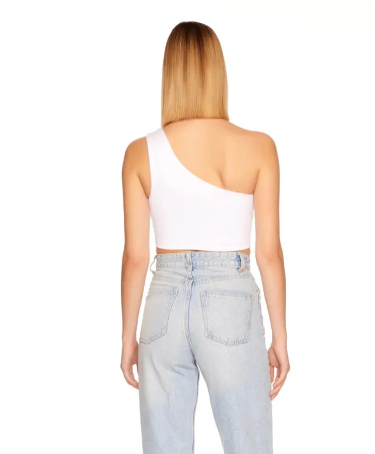 Susana Monaco - One Shoulder Crop Top In Multiple Colors sold by Jessie Boutique product image thumbnail 4
