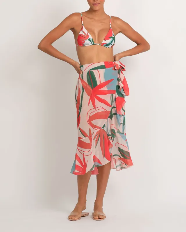 Patbo - Rio Midi Wrap Skirt - Pink sold by Jessie Boutique