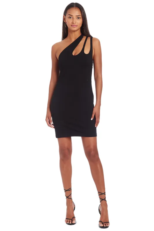 Amanda Uprichard - Roland Dress - Black sold by Jessie Boutique