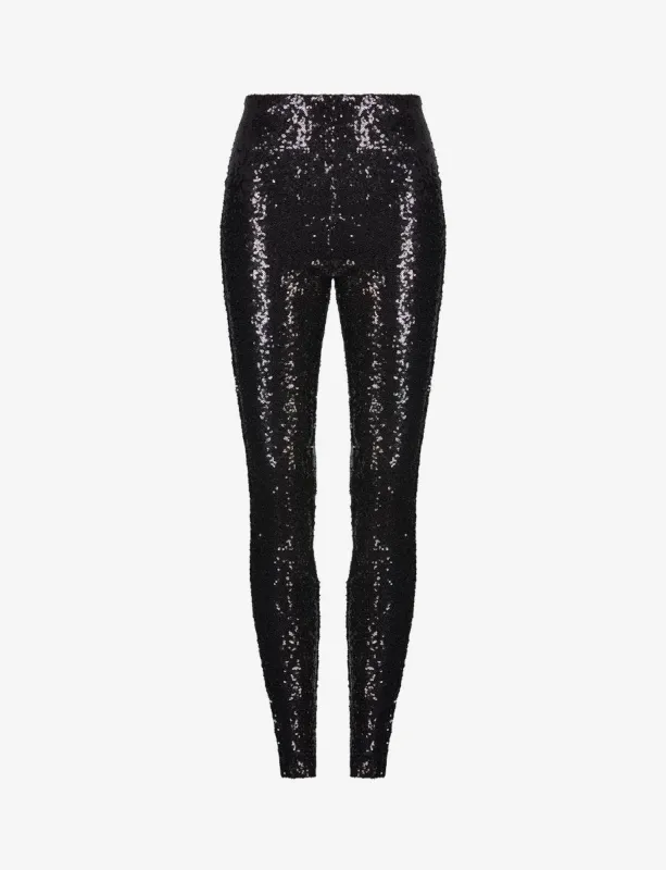 Commando - Sequin Leggings - Black sold by Jessie Boutique