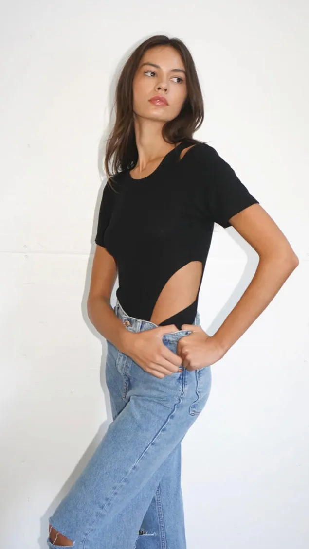 LNA - Teather Bodysuit - Black sold by Jessie Boutique product image thumbnail 5