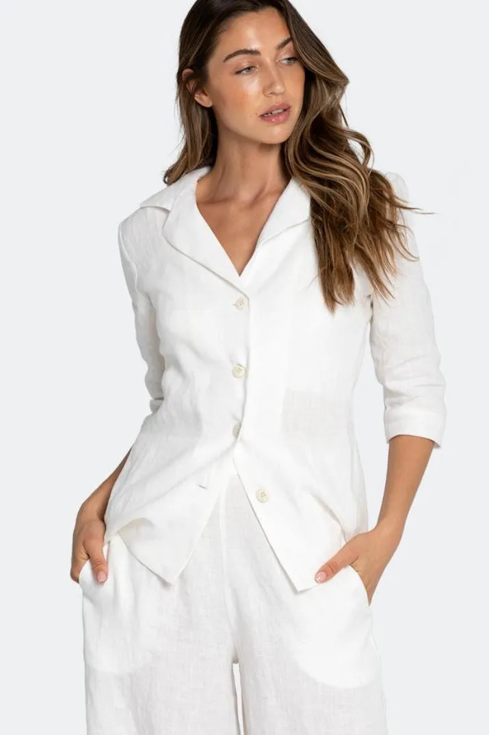 JBQ - Andrea Jacket - Ecru sold by Jessie Boutique product image thumbnail 3