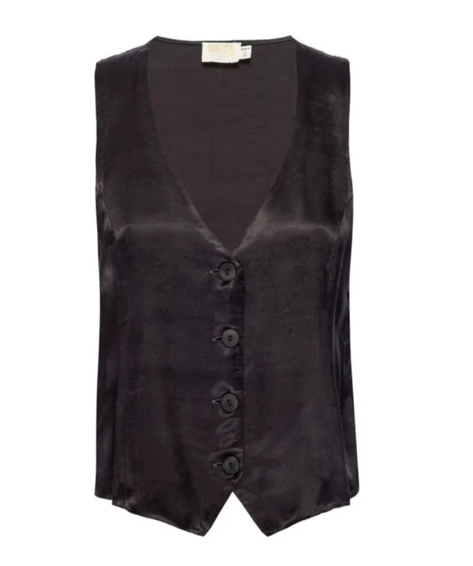 Nation LTD - Jorah Vest - Liquid Metal sold by Jessie Boutique