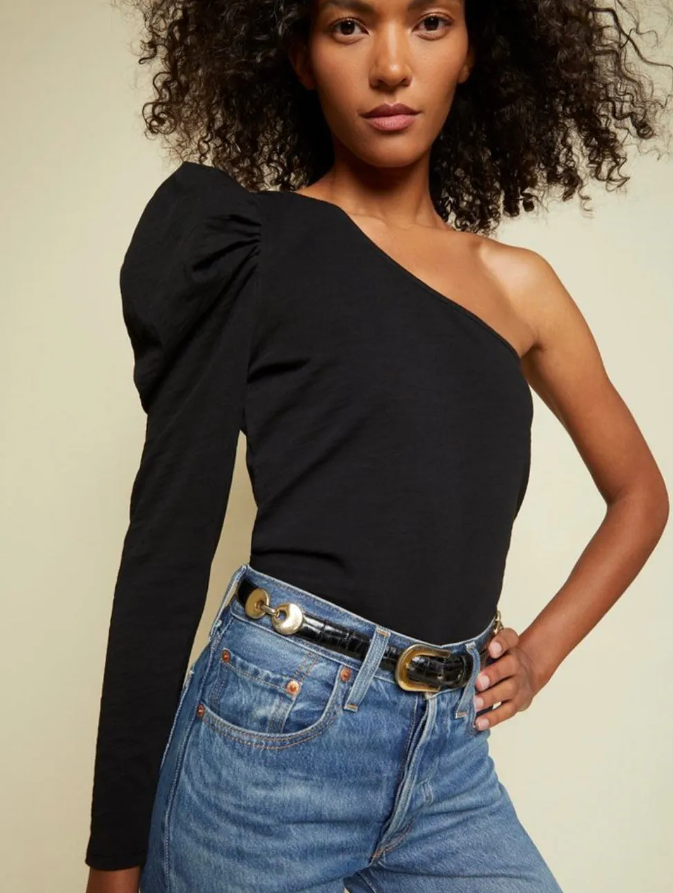 Nation LTD - Sabrina One Shoulder Top In Multiple Colors sold by Jessie Boutique product image thumbnail 5