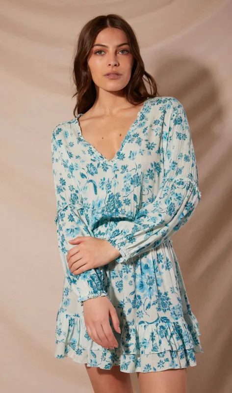 Poupette St Barth - Mini dress Ilona - Aqua Grasse made by Poupette St Barth