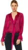 Misa - Gracie Top - Solid Stripe Fuschia sold by Jessie Boutique