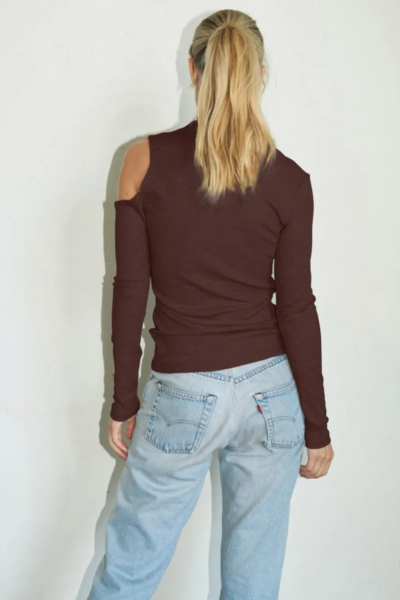 LNA - Zuki Thermal Top - Mahogany sold by Jessie Boutique product image thumbnail 3