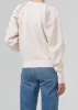 Citizens of Humanity - Cascade Sleeve Sweatshirt - Mother of Pearl sold by Jessie Boutique