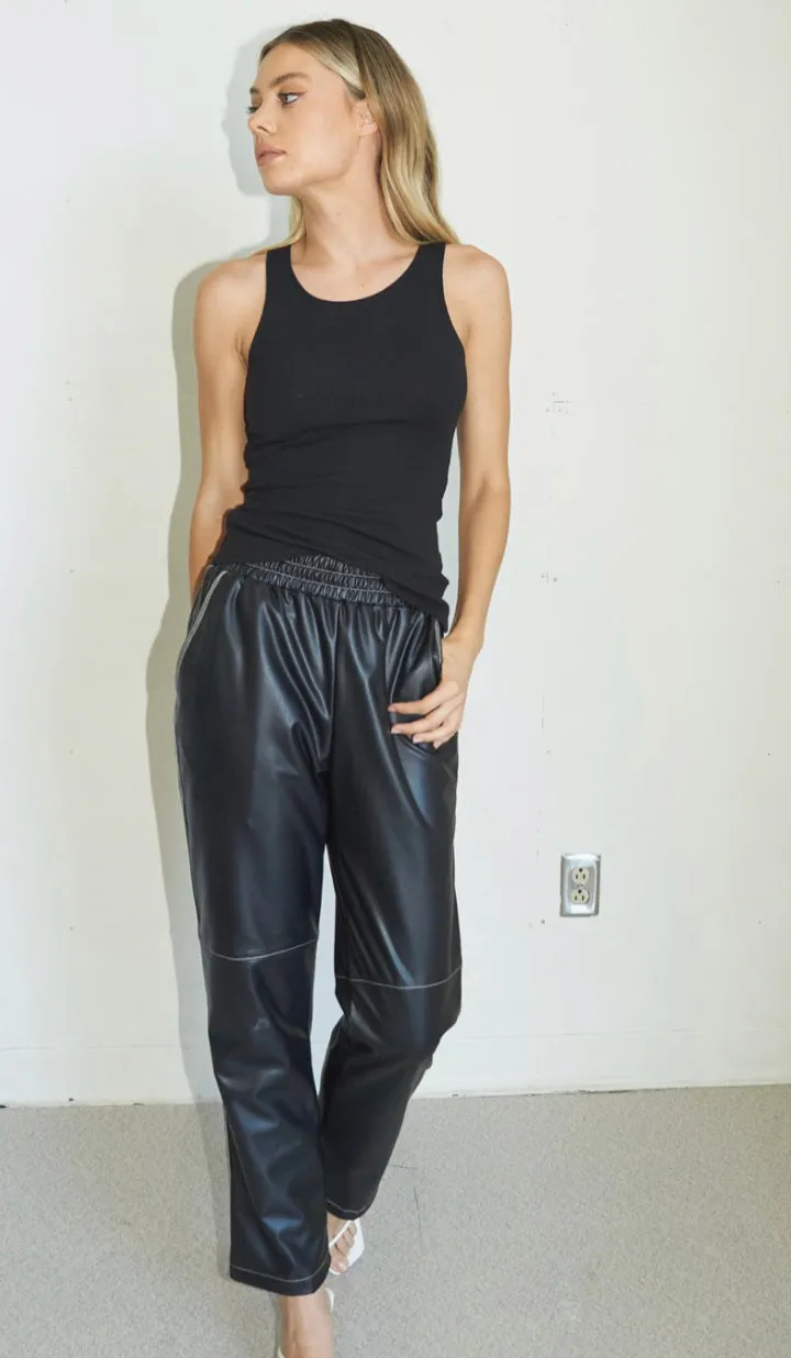 LNA - Donny Rib Tank In Multiple Colors sold by Jessie Boutique product image thumbnail 2