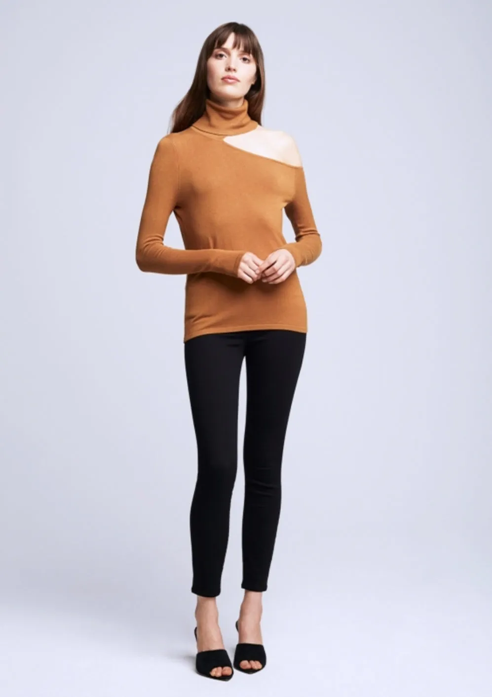 L’agence - Nicky Sweater - Ginger sold by Jessie Boutique product image thumbnail 3