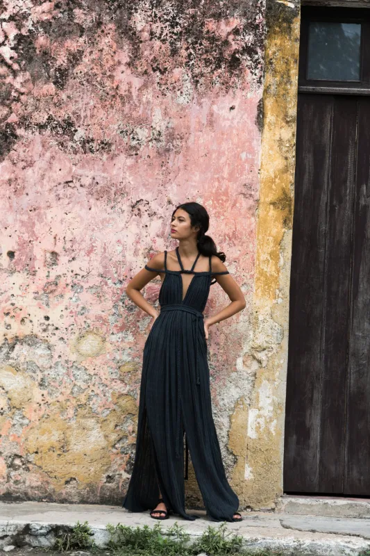 Kasia Kulenty - Aphrodite Dress - Black sold by Jessie Boutique