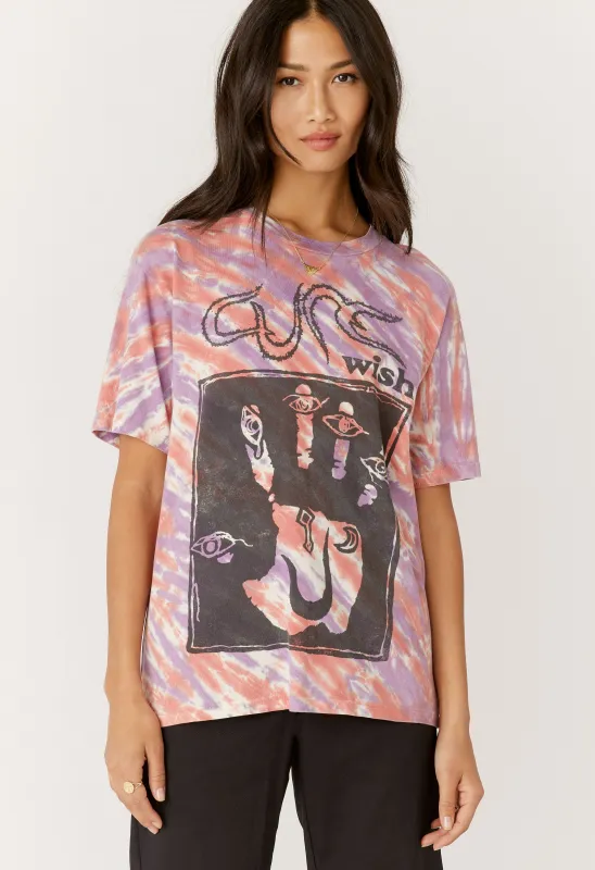 Daydreamer - The Cure Wish Tour Weekend Tee - Midsummer Tie Dye sold by Jessie Boutique