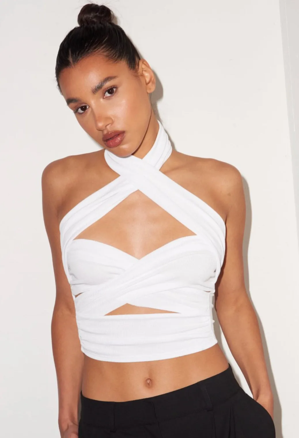LNA - Endless Top - White sold by Jessie Boutique product image thumbnail 3
