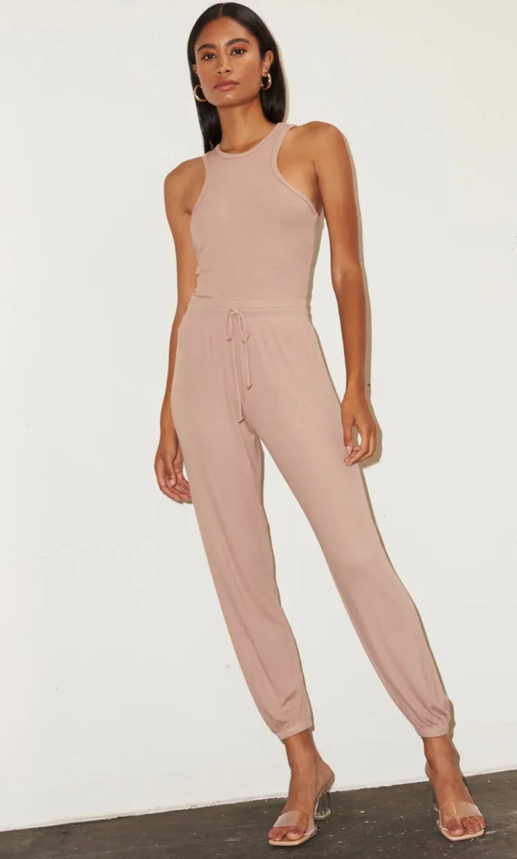 LNA - Core Ribbed Jogger - Nude sold by Jessie Boutique product image thumbnail 2