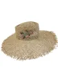 Masked Hatter - Straw Jungle Hat Gecko sold by Jessie Boutique