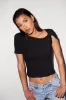 LNA - Rio Tee - Black sold by Jessie Boutique