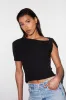 LNA - Rio Tee - Black sold by Jessie Boutique