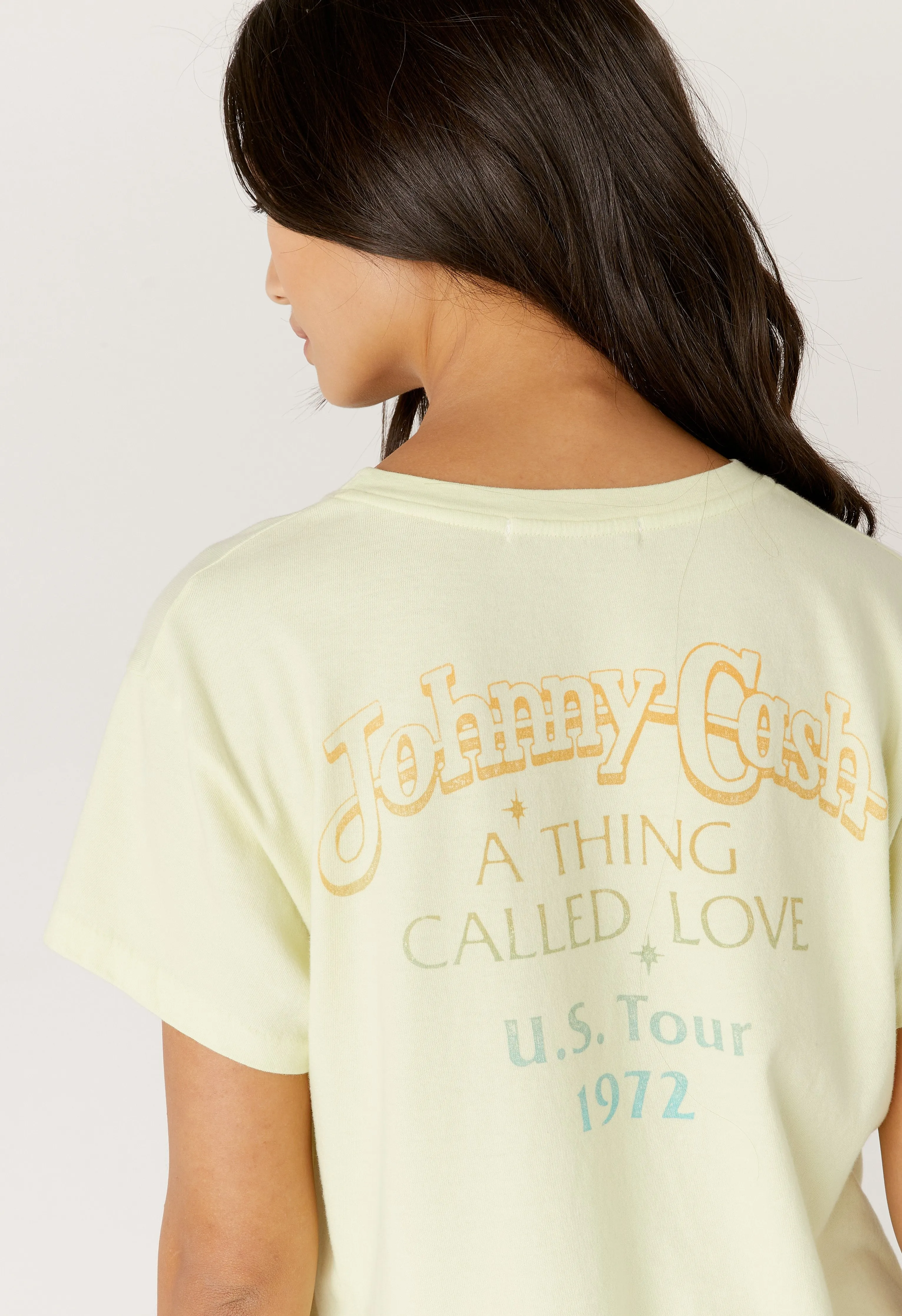 Daydreamer - Johnny Cash A Thing Called Love Tour Tee - Tender Yellow sold by Jessie Boutique product image thumbnail 2