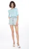 Generation Love - Mona High Waist Denim Shorts - Light Blue sold by Jessie Boutique