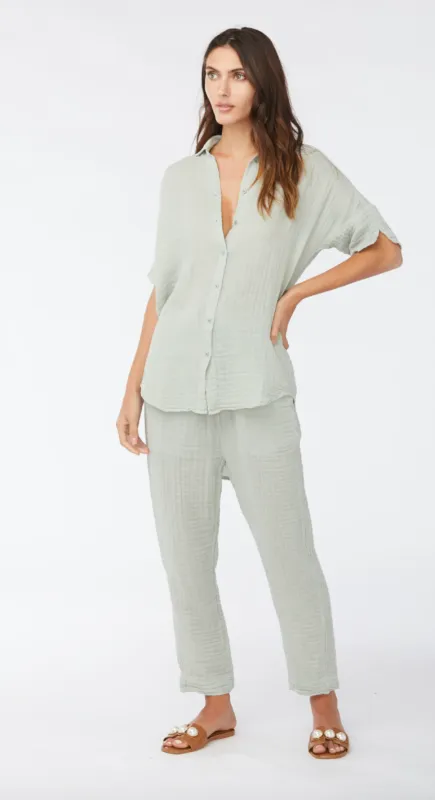 Sundays - Avril Pant - Aqua Green sold by Jessie Boutique