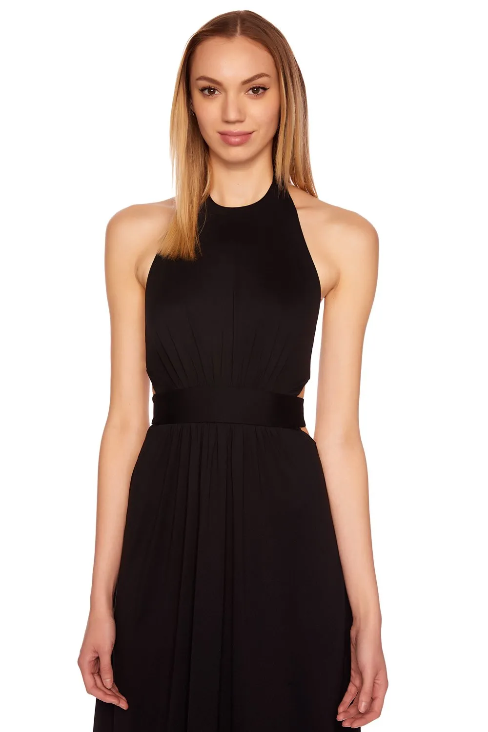 Susana Monaco - High Neck Low Back Maxi Dress In Multiple Colors sold by Jessie Boutique product image thumbnail 3