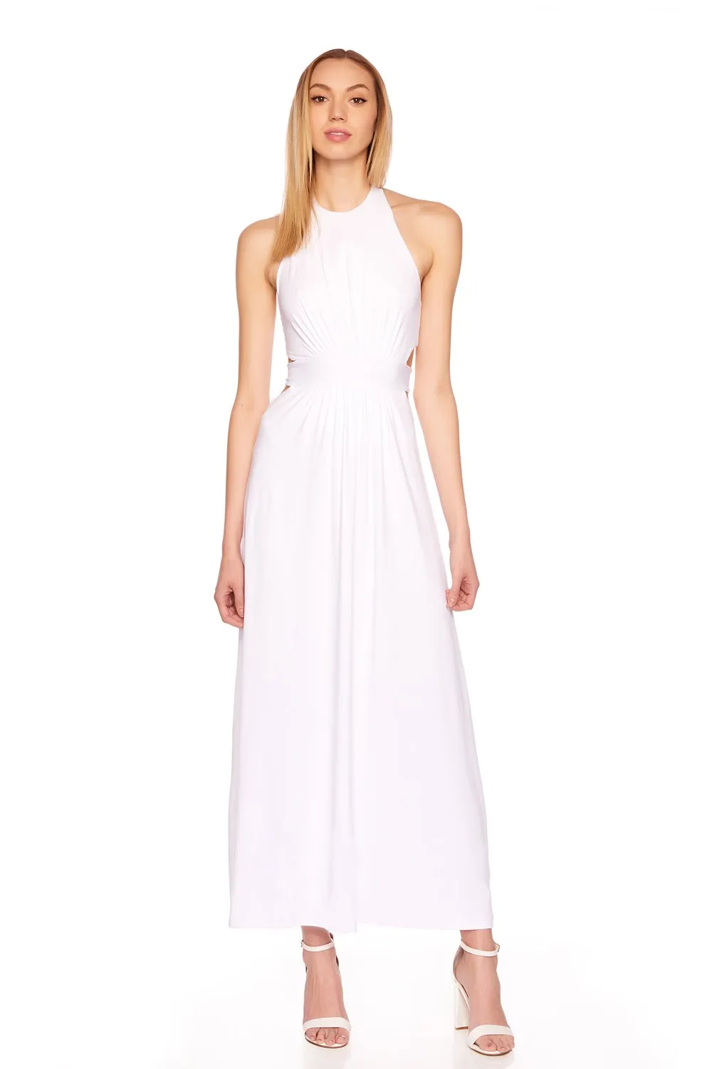 Susana Monaco - High Neck Low Back Maxi Dress In Multiple Colors sold by Jessie Boutique product image thumbnail 5