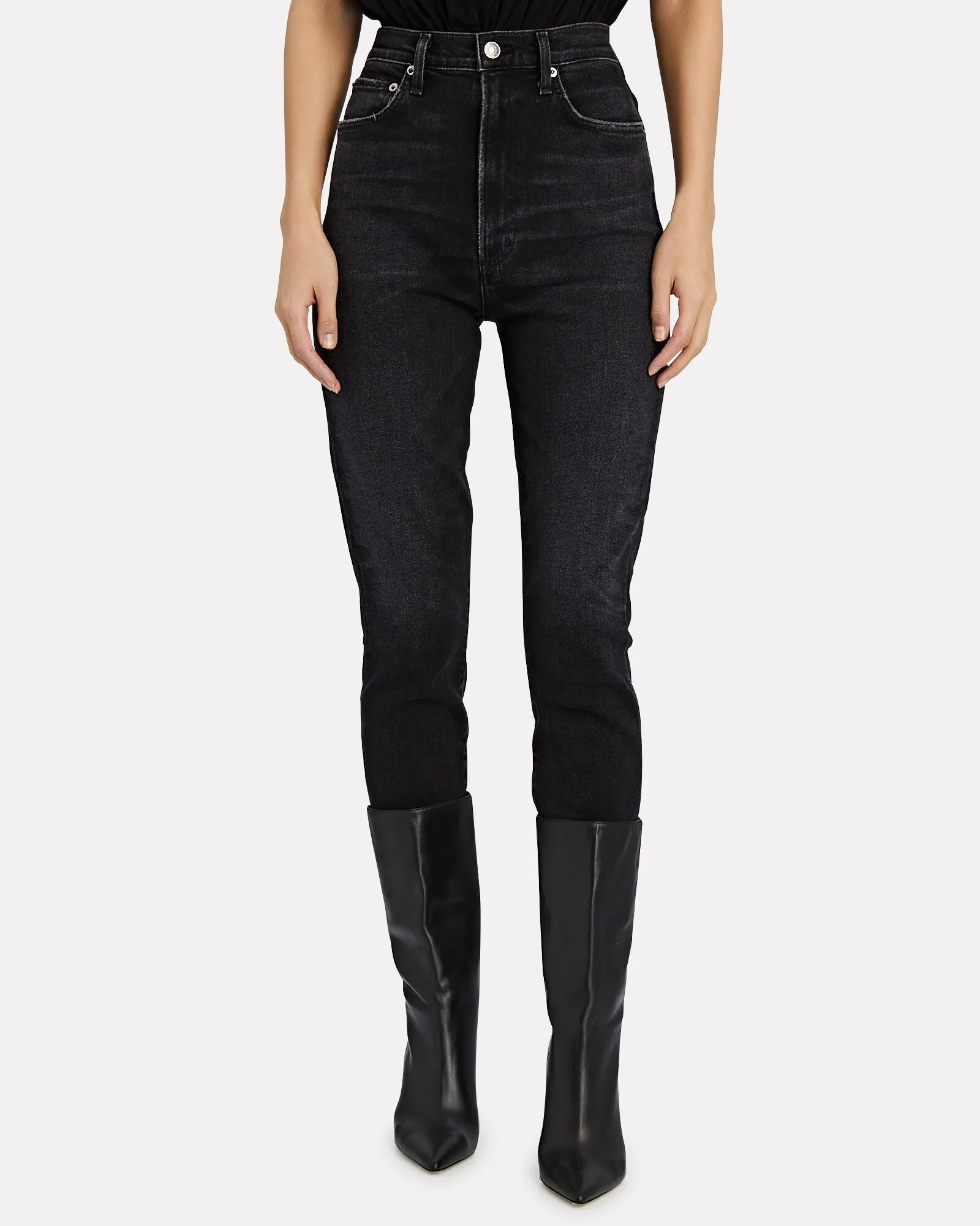 Agolde - Pinch Waist Ultra High Rise Skinny - Hotline sold by Jessie Boutique product image thumbnail 3