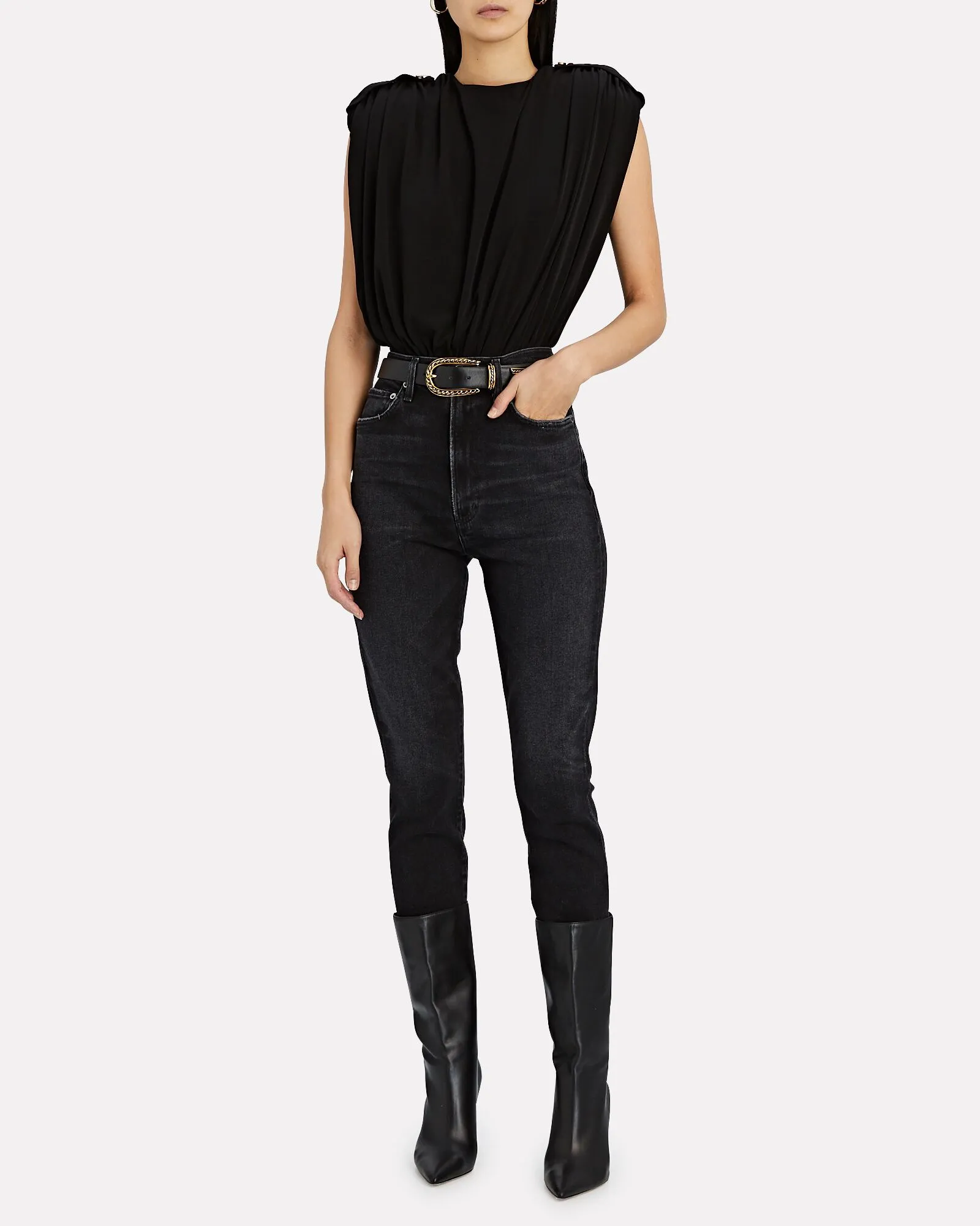 Agolde - Pinch Waist Ultra High Rise Skinny - Hotline sold by Jessie Boutique