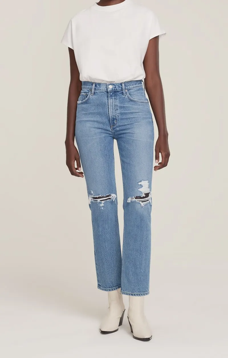 Agolde - WILDER JEAN MID RISE COMFORT STRAIGHT - WHIPLASH sold by Jessie Boutique