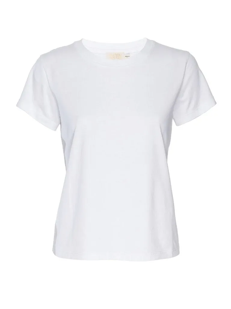 Nation Ltd - Goldie Boxy Tee - White sold by Jessie Boutique product image thumbnail 3