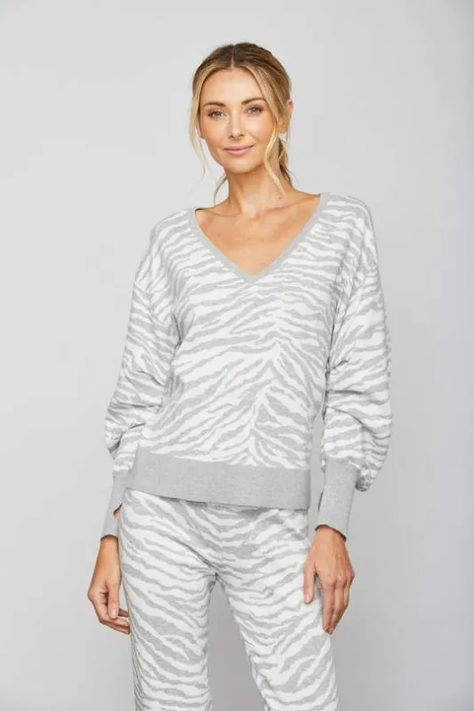 SUNDAYS - ASH SWEATER- ZEBRA sold by Jessie Boutique
