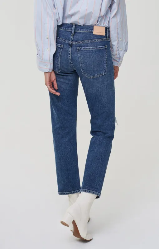 Citizens of Humanity - Emerson Slim Boyfriend - Distressed Tempo sold by Jessie Boutique