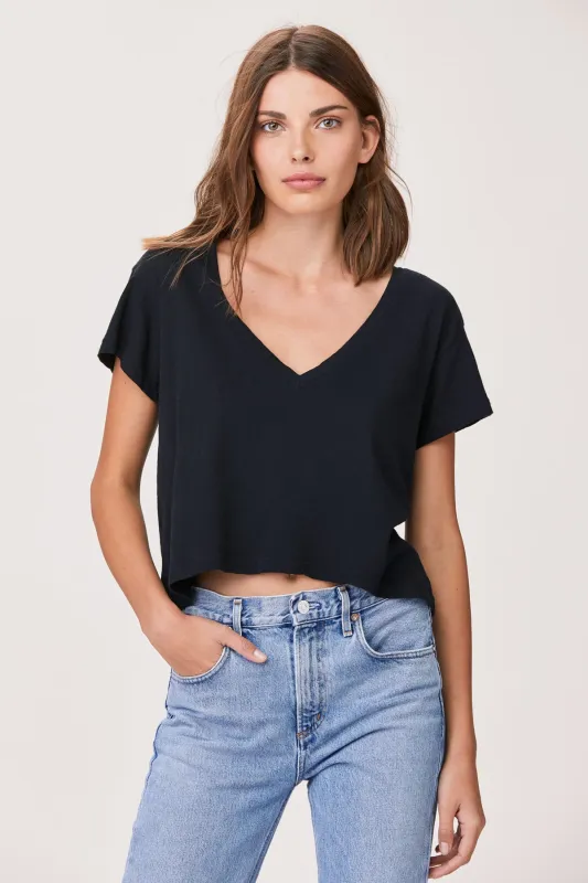 LNA - Sparks V Neck - Black sold by Jessie Boutique