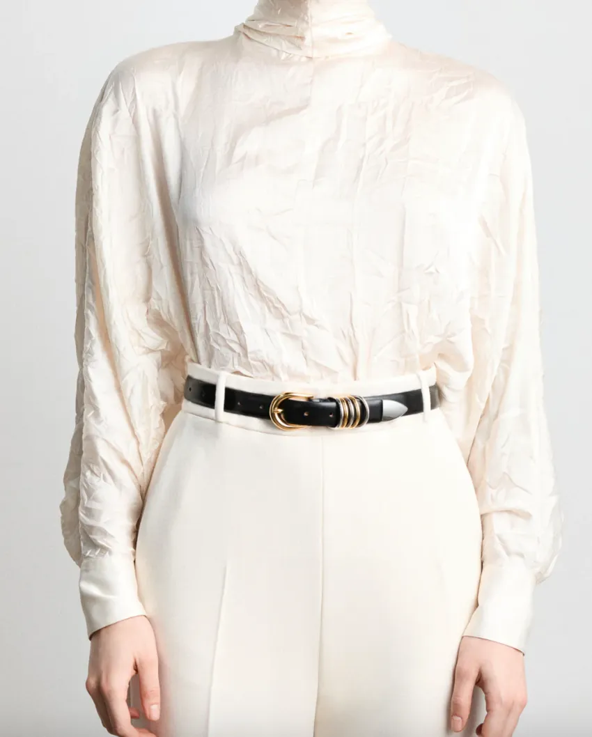 Déhanche - Hollyhock Mixed Metal Belt - Black/Silver/Gold sold by Jessie Boutique product image thumbnail 3