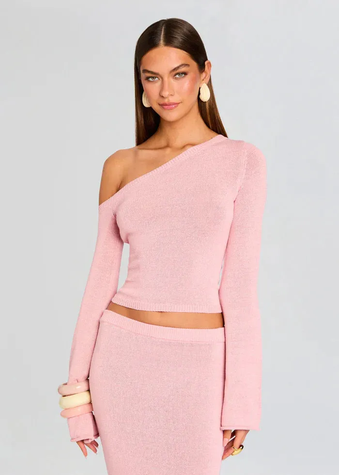 SER.O.YA - Alivia Knit Top - Coral Blush sold by Jessie Boutique