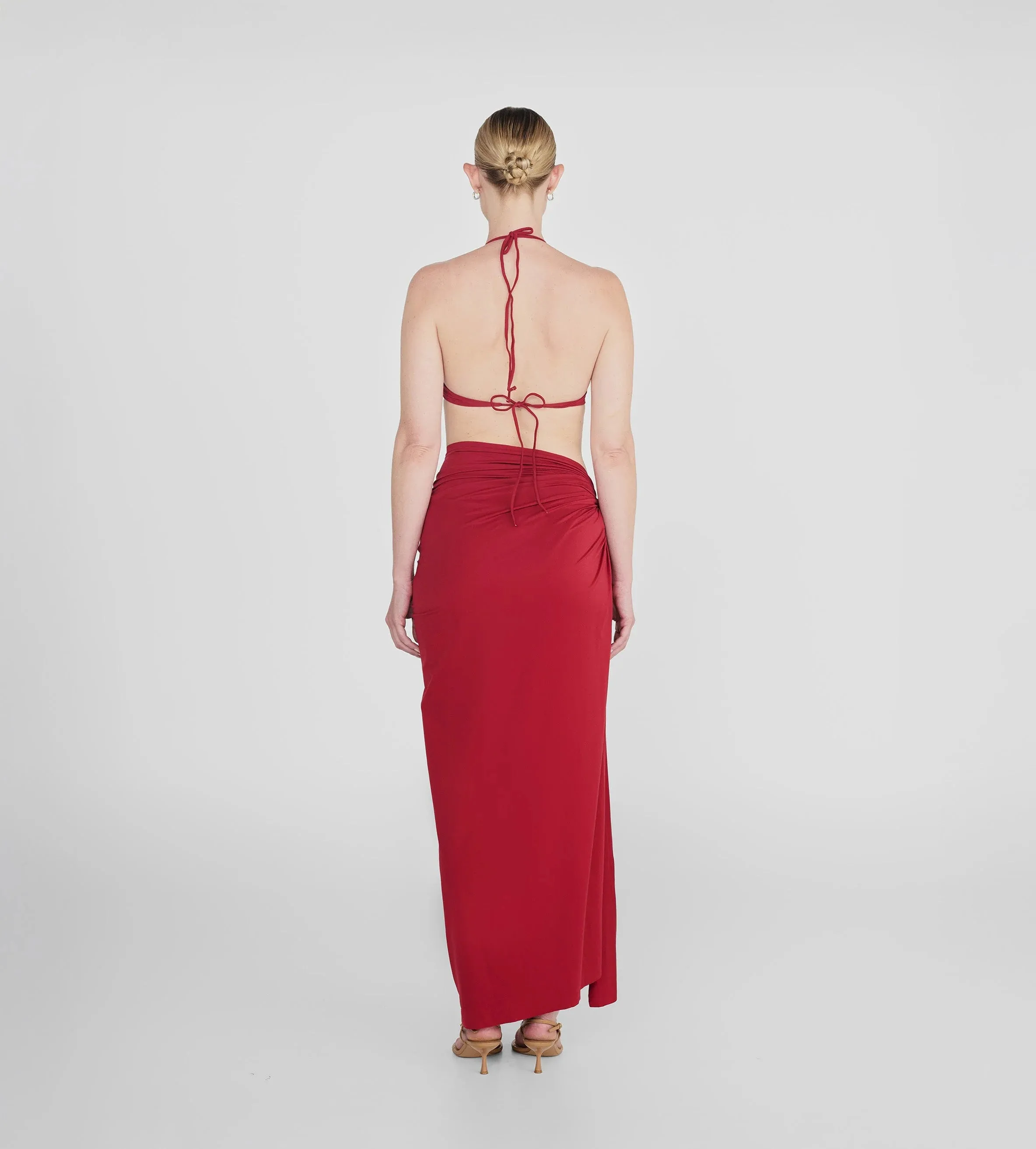 Maygel Coronel - Capella Pareo Skirt - Carmesi sold by Jessie Boutique product image thumbnail 2