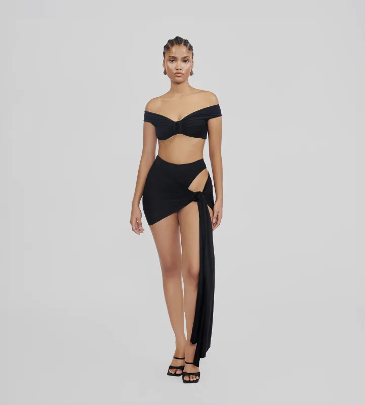 Maygel Coronel - Pestagua Cover-Up - Black sold by Jessie Boutique