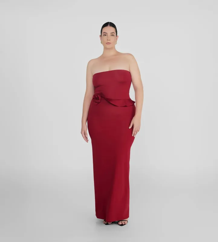 Maygel Coronel - Caracola Dress - Carmesi made by Maygel Coronel