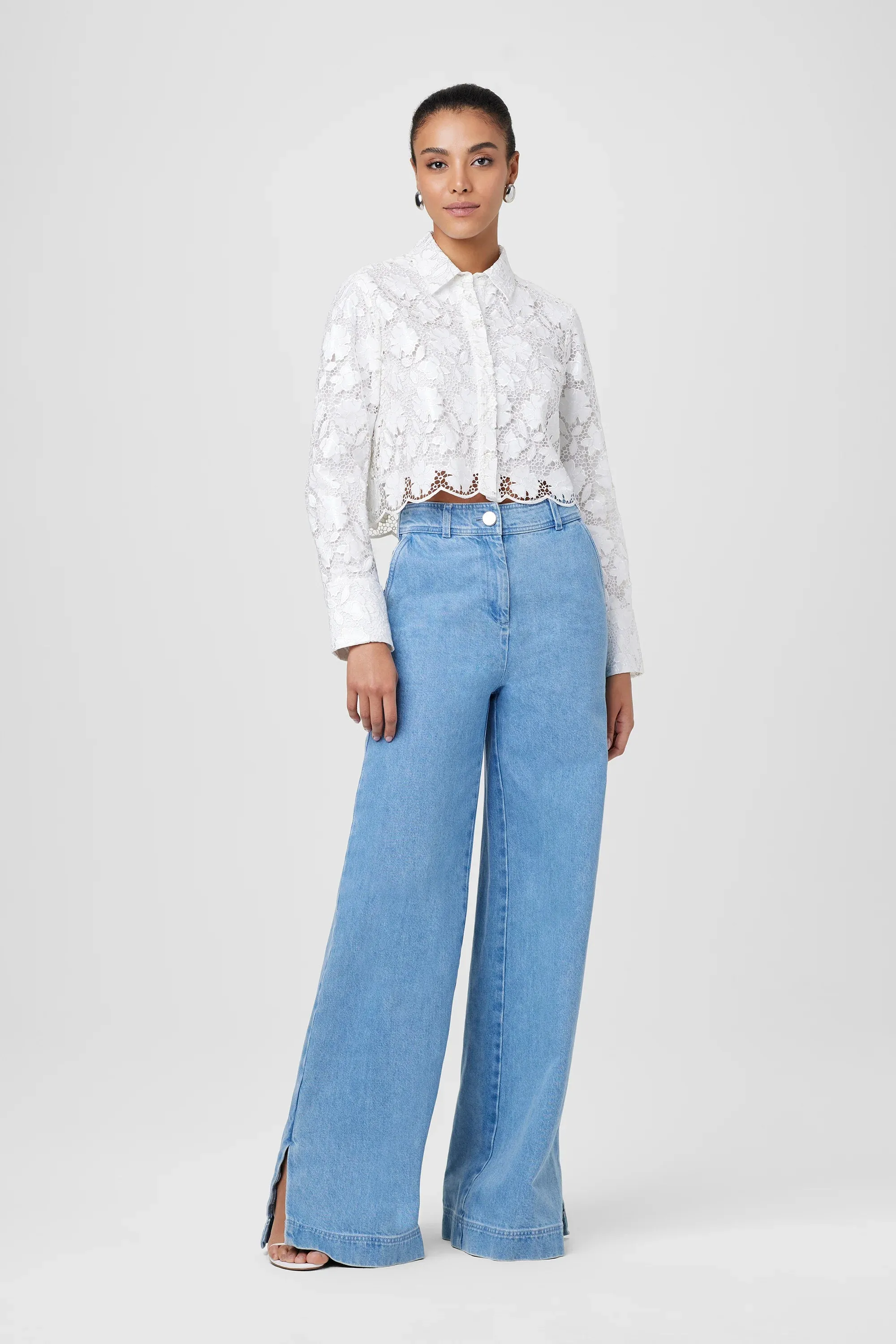 Toccin - Beatrix Long Sleeve Top - Optic sold by Jessie Boutique product image thumbnail 3