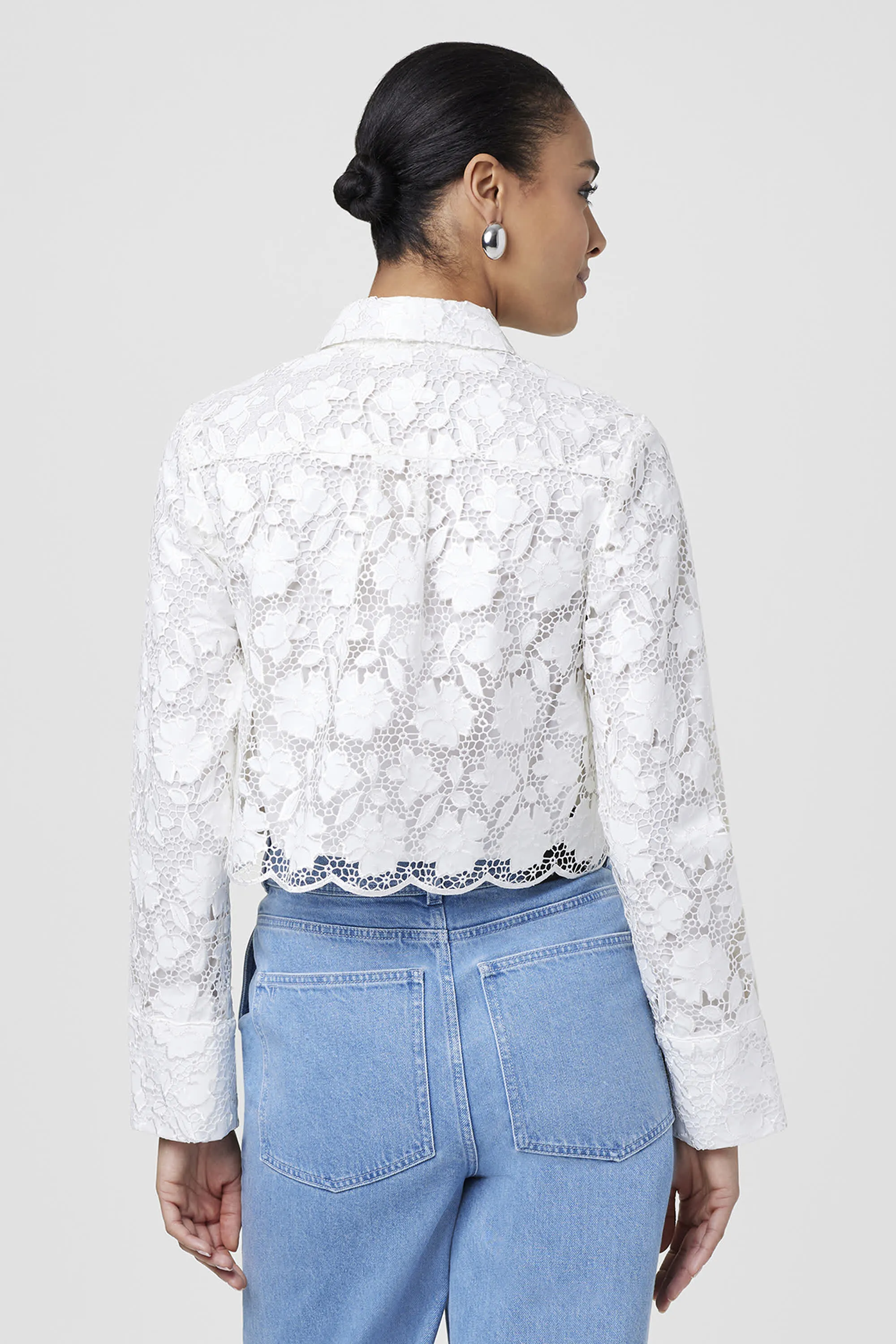 Toccin - Beatrix Long Sleeve Top - Optic sold by Jessie Boutique product image thumbnail 2