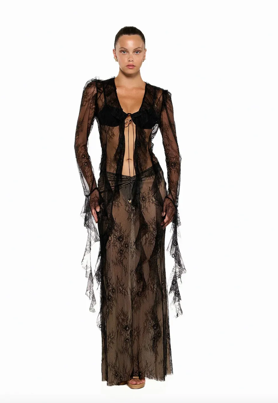 Bananhot - Alana Lace Shirt - Multiple Colors sold by Jessie Boutique product image thumbnail 2